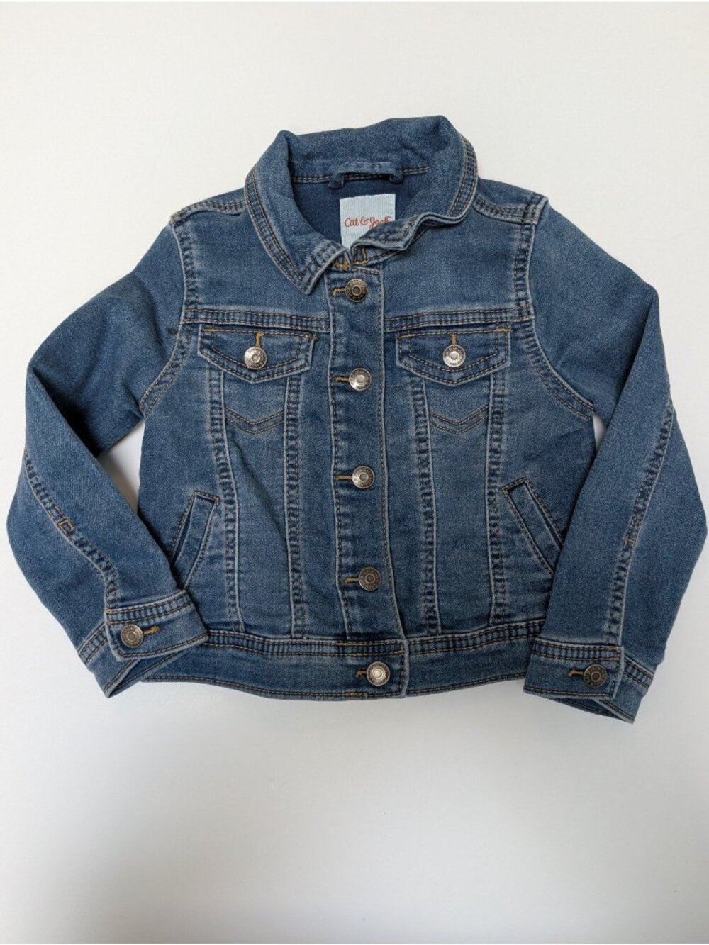 Cat & Jack Girls Denim Jean Jacket 3T